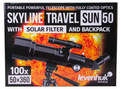  Телескоп Levenhuk Skyline Travel Sun 50 в интернет-магазине Левенгук от производителя.