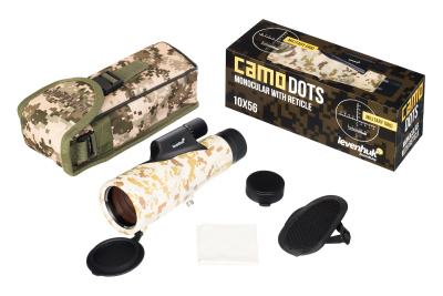  Монокуляр камуфляжный Levenhuk Camo Pine 10x56 с сеткой в интернет-магазине Левенгук от производителя.