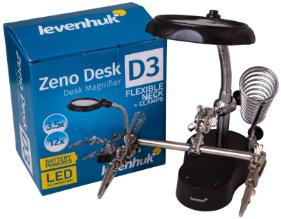  Лупа настольная Levenhuk Zeno Desk D3 в интернет-магазине Левенгук от производителя.